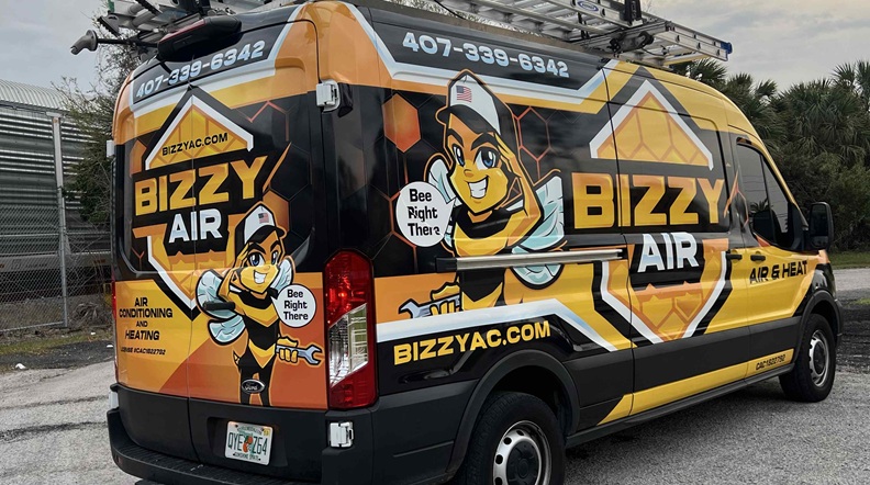 Large Commercial Van Wrap